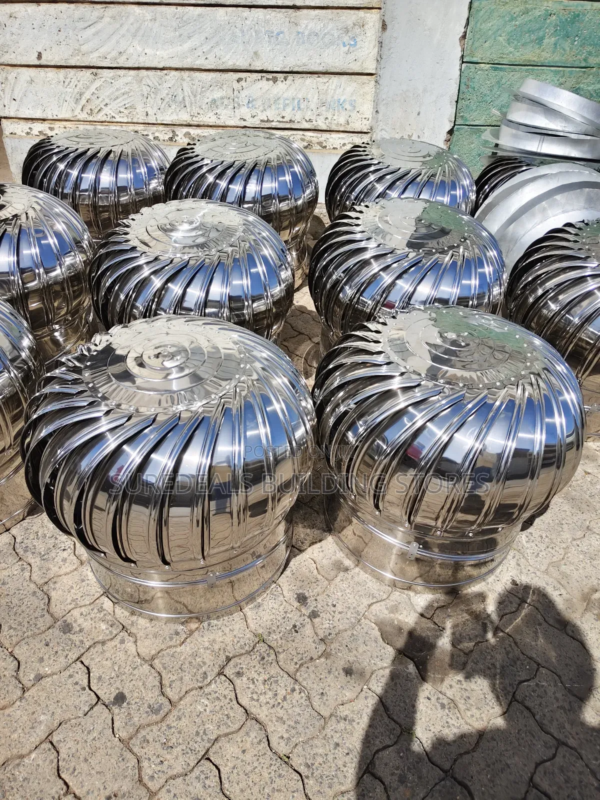Wind-driven Roof Vent/Cyclones.