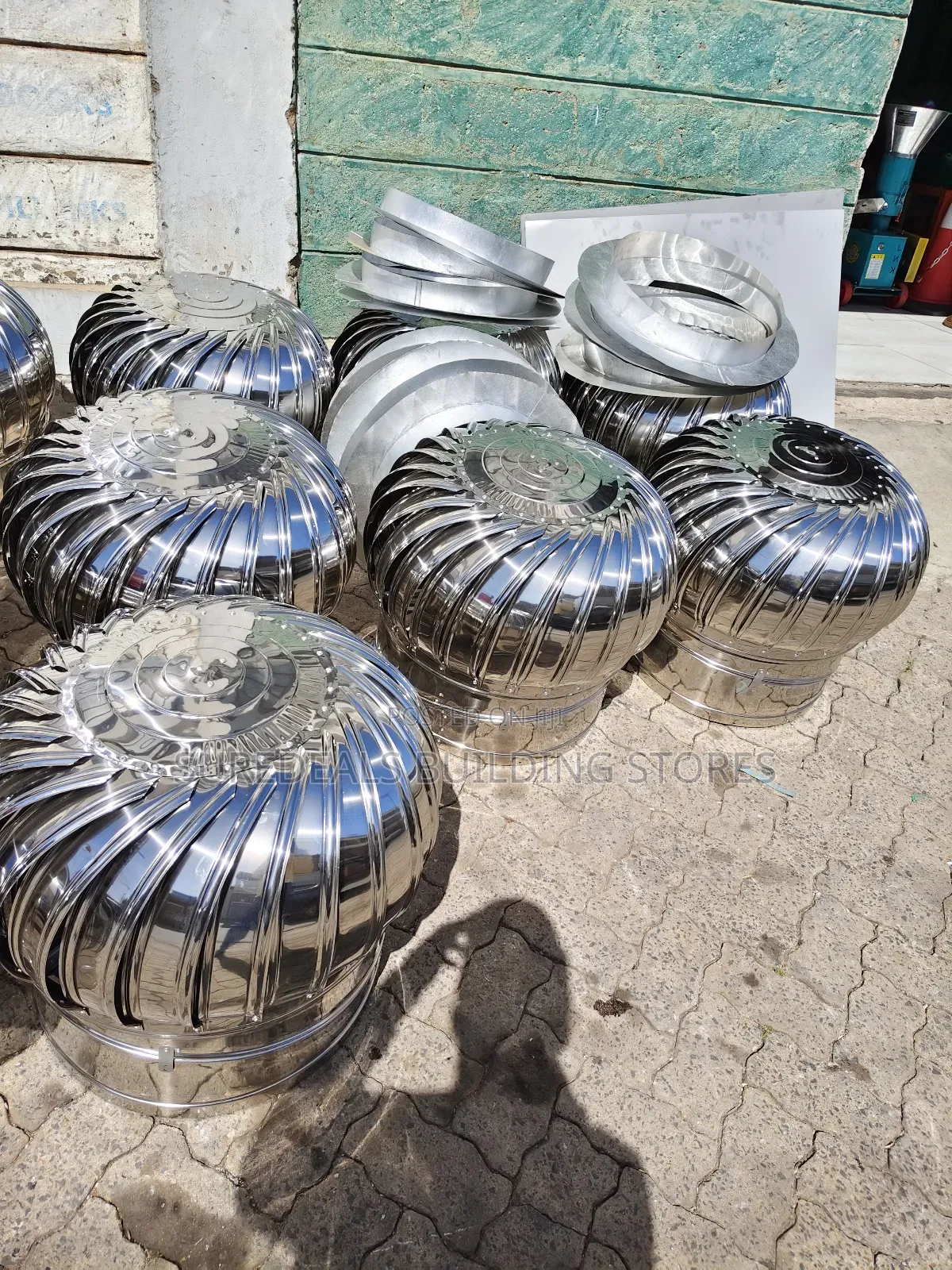 Wind-driven Roof Vent/Cyclones.