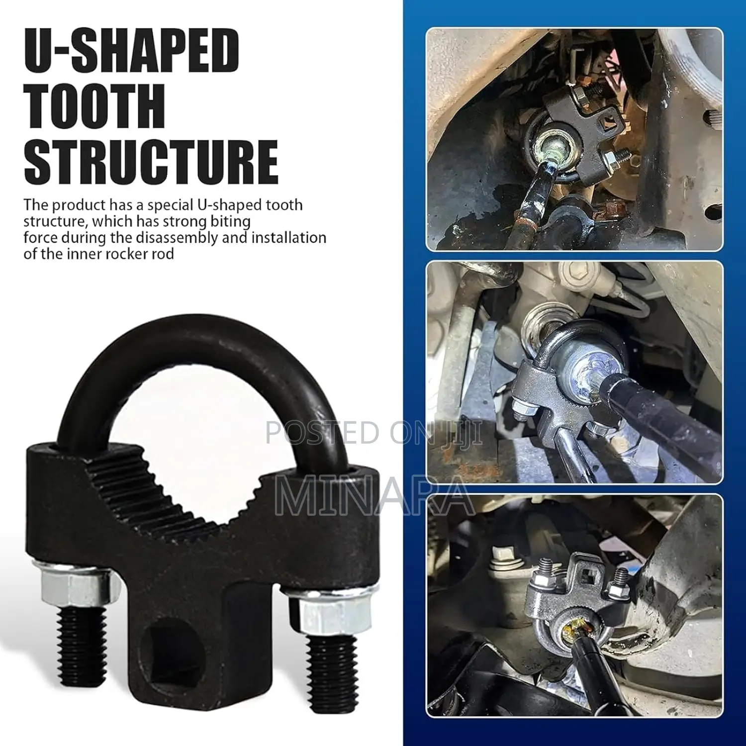 Inner Tie Rod Removal Tool, 3/8” Inch Universal Low Profile, 30-42mm