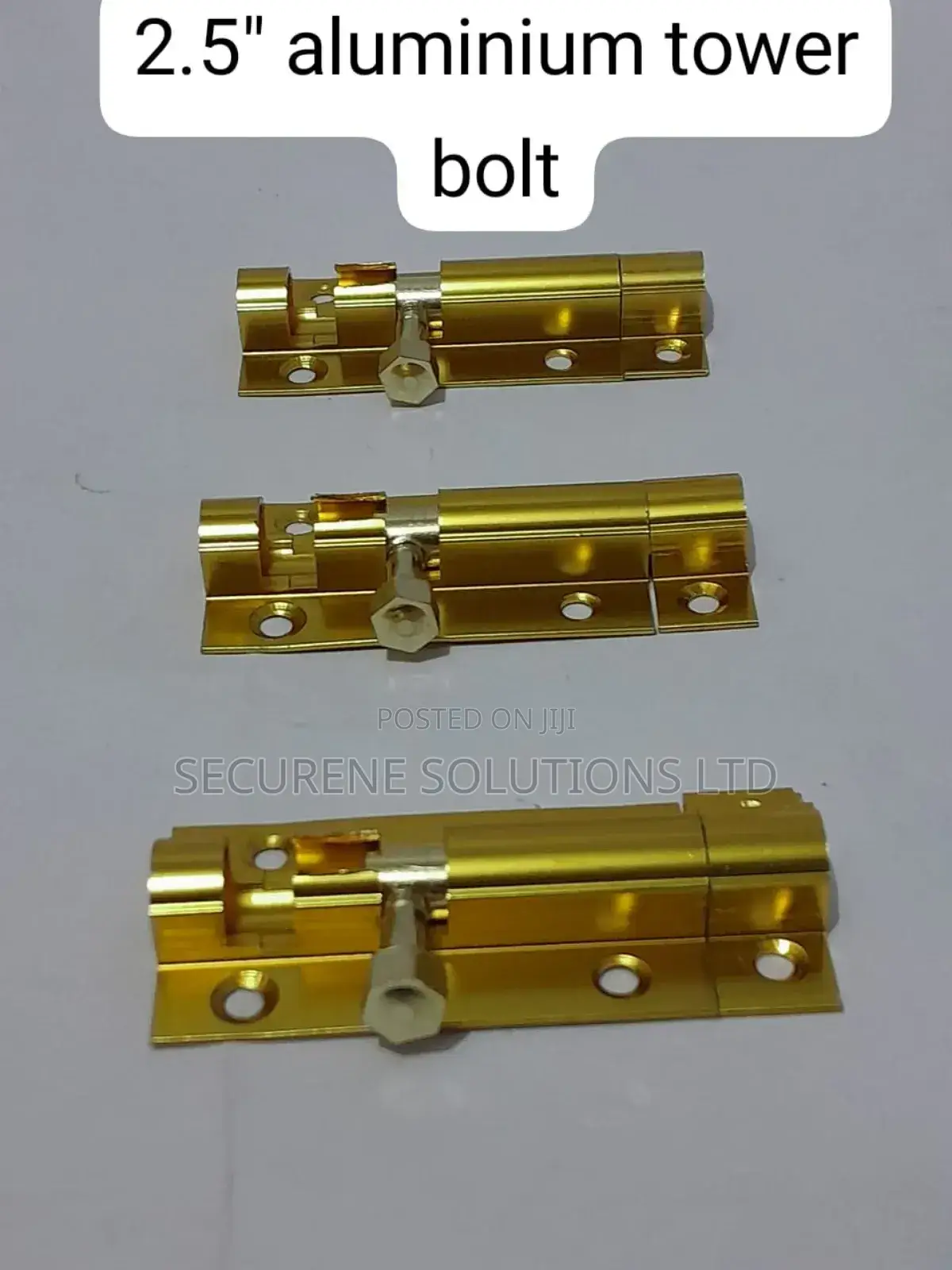 2.5" Aluminium Tower Bolt (Also Known As A Barrel Bolt).