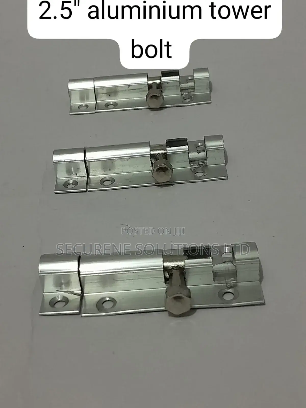 2.5" Aluminium Tower Bolt (Also Known As A Barrel Bolt).