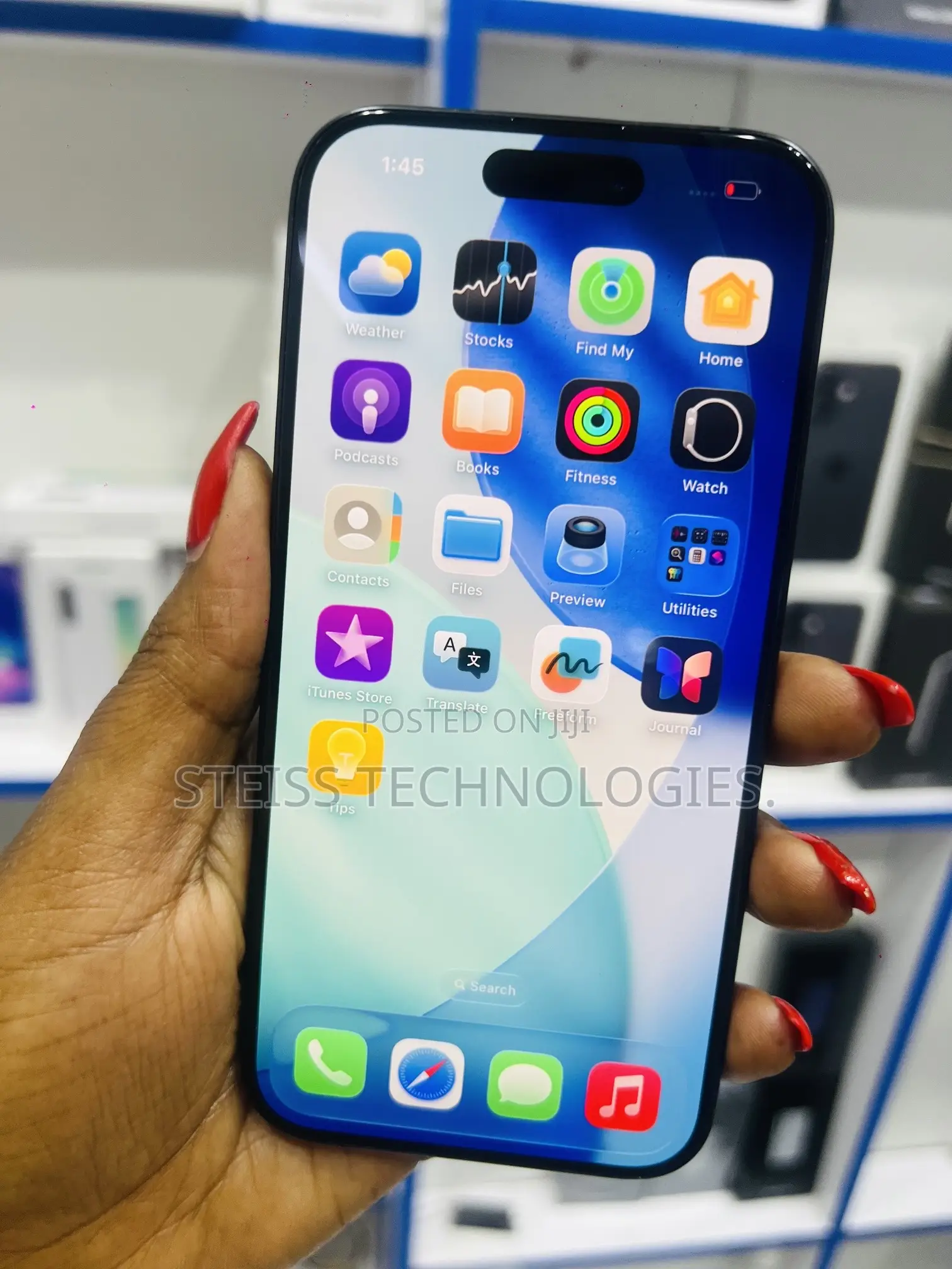 New Apple iPhone 15 Pro 256 GB Black