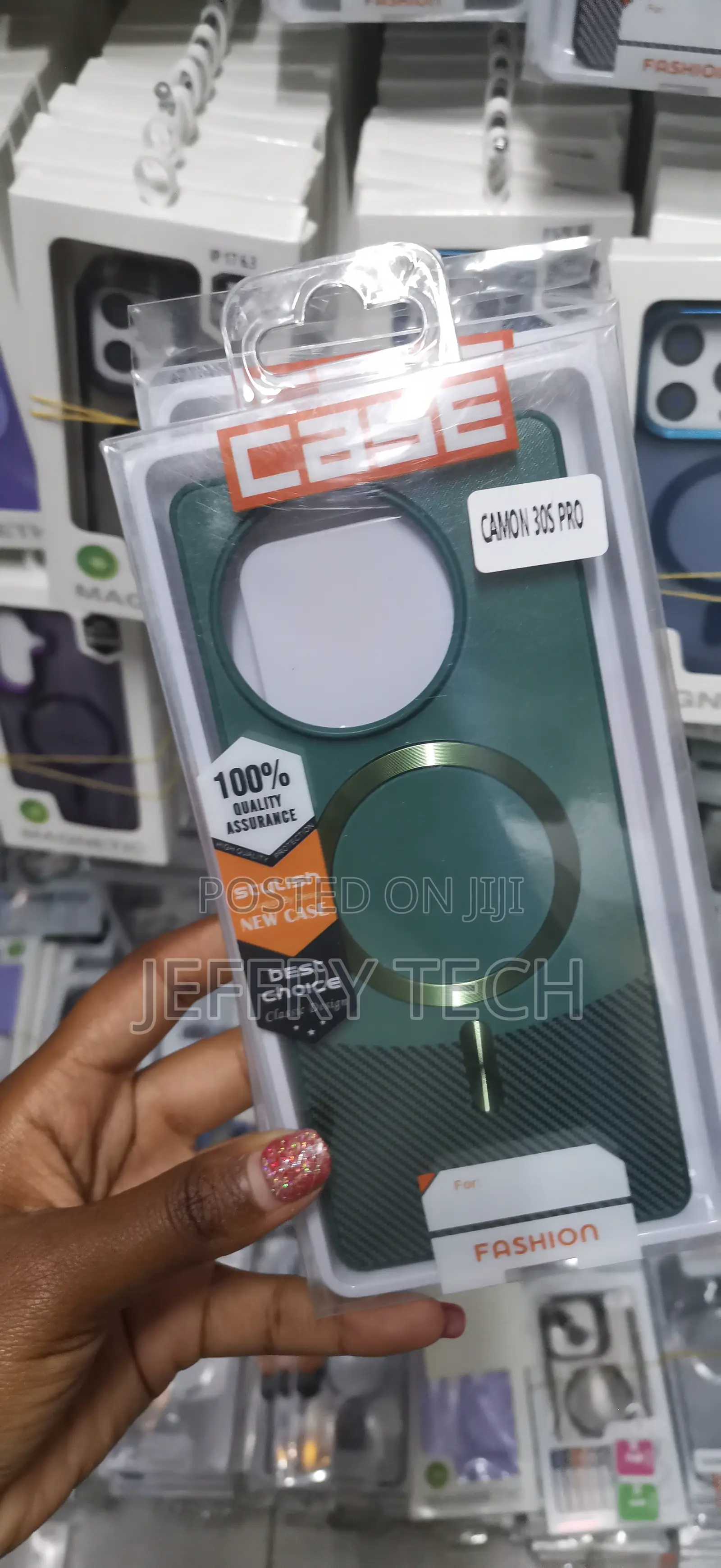 Hwpivox Magsafe Compatible Hard Tpu Case for Tecno Camon 30s Pro