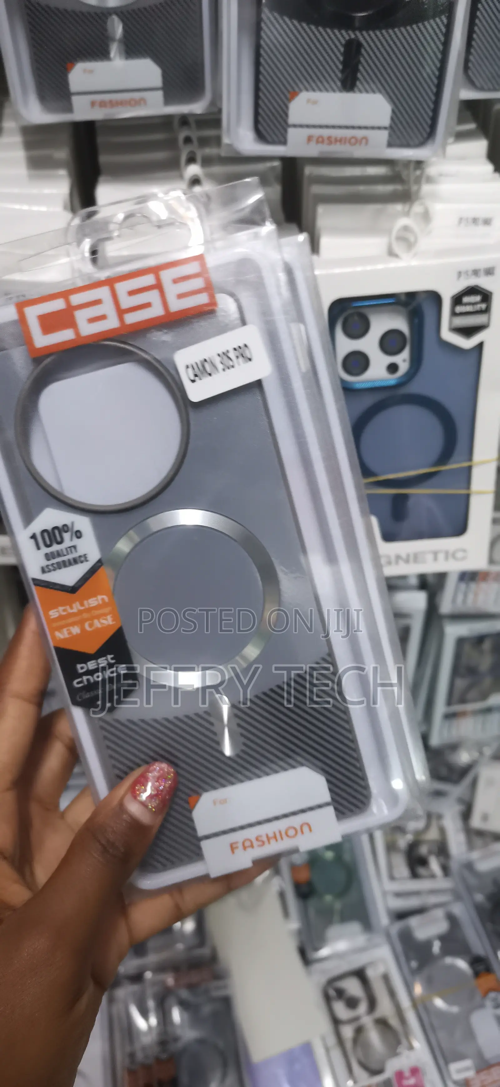 Pivox Magsafe Compatible Hard Tpu Case for Tecno Camon 30s Pro