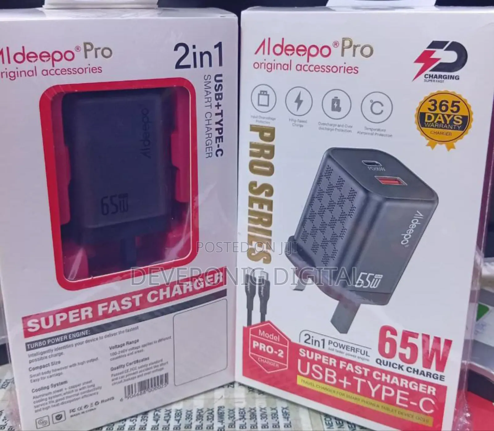 *Super Fast Quality Aldeepo Pro 2 - 65w 2 in 1 Charger*