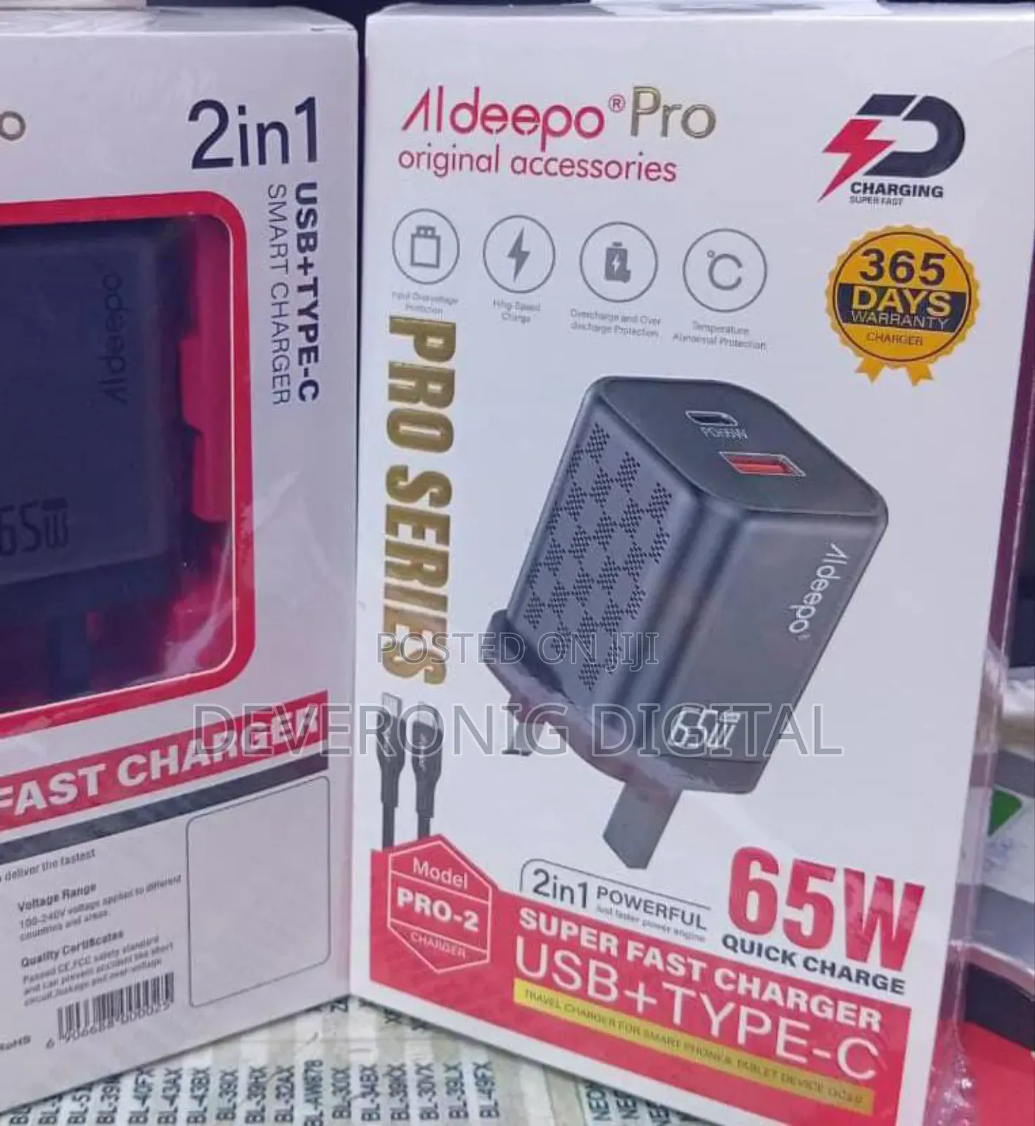 *Super Fast Quality Aldeepo Pro 2 - 65w 2 in 1 Charger*