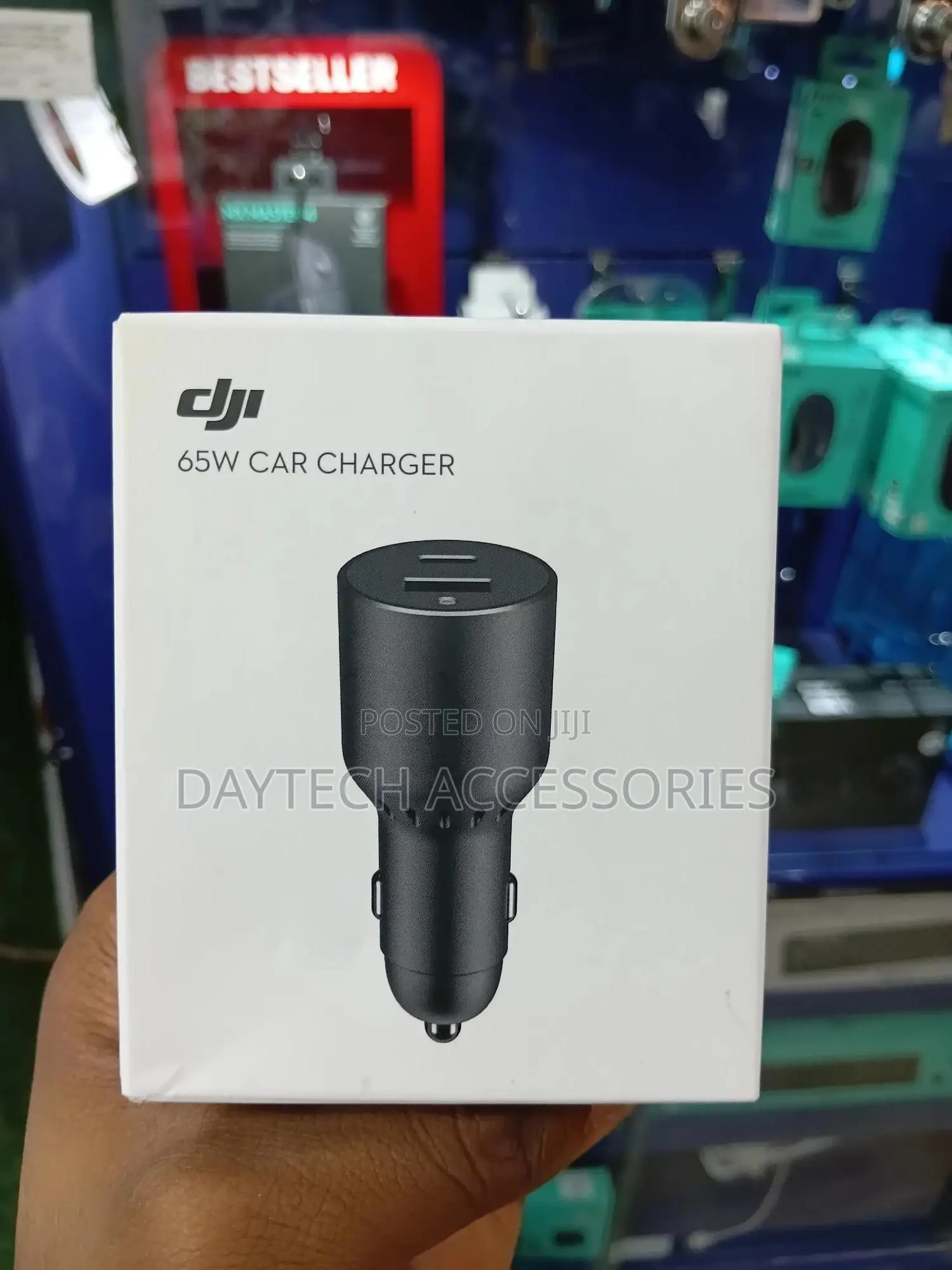 Dji 65w Car Charger - Back