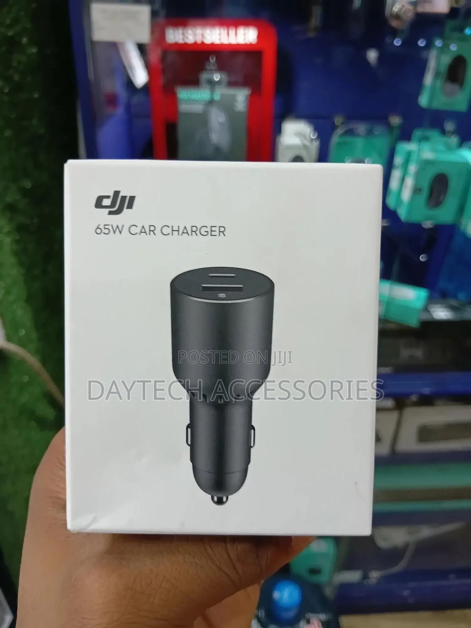 Dji 65w Car Charger - Back