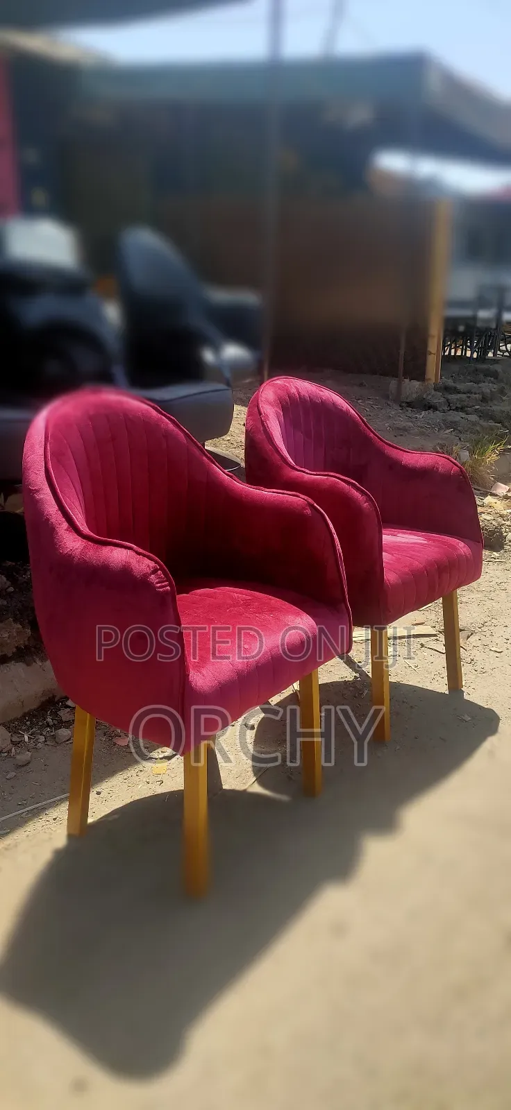 Maroon Manicure Seats / Nail Seats
