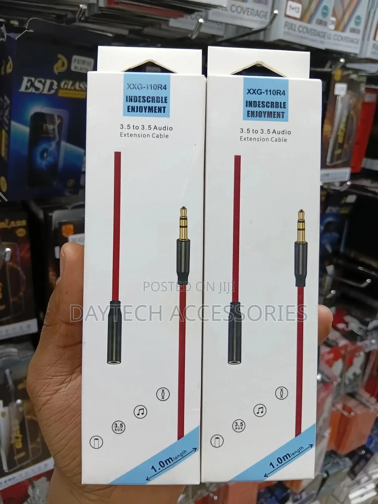 Aux Cable 3.5mm Jack Male to Female Audio Extension Cord