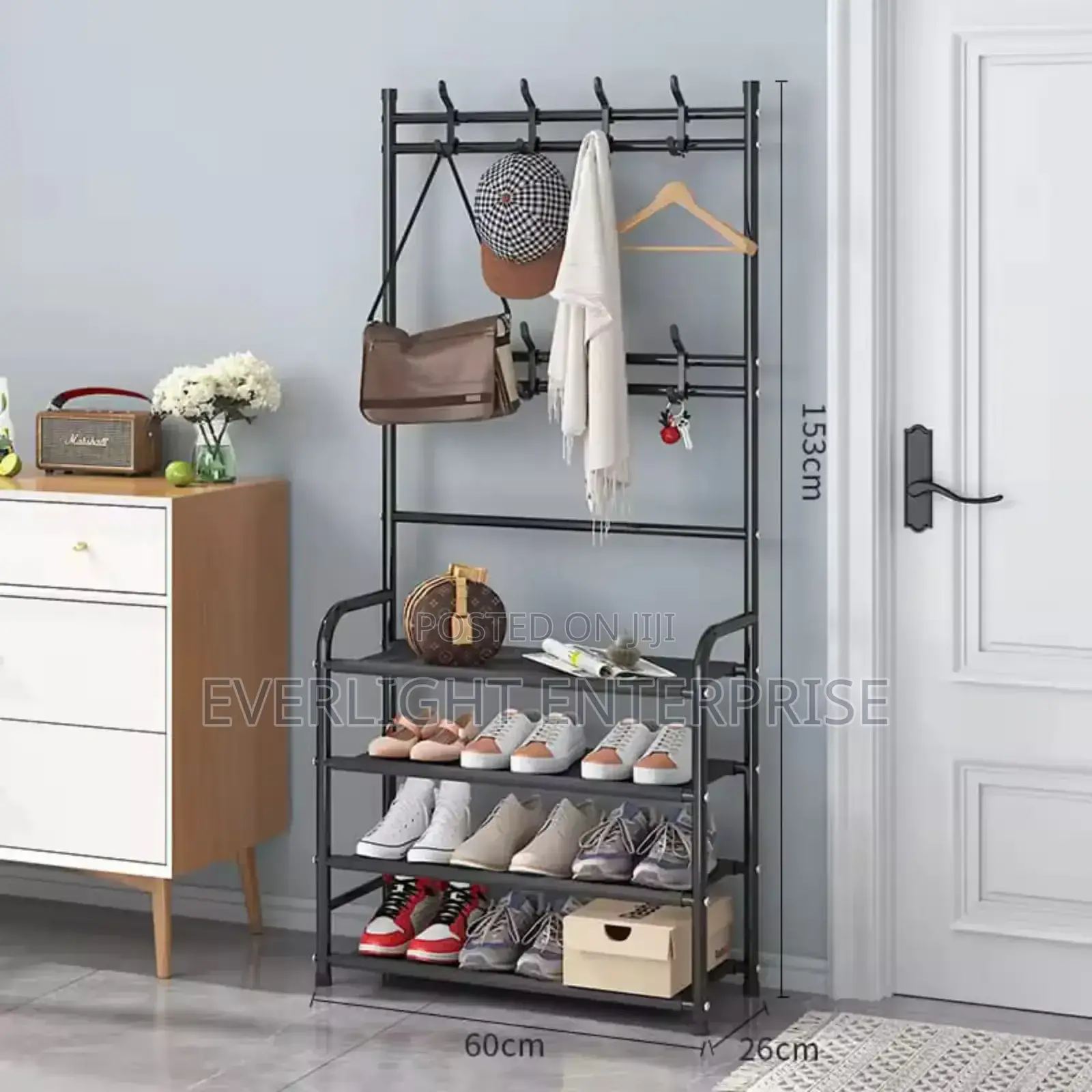 Multifunctional Shoe and Hat Rack