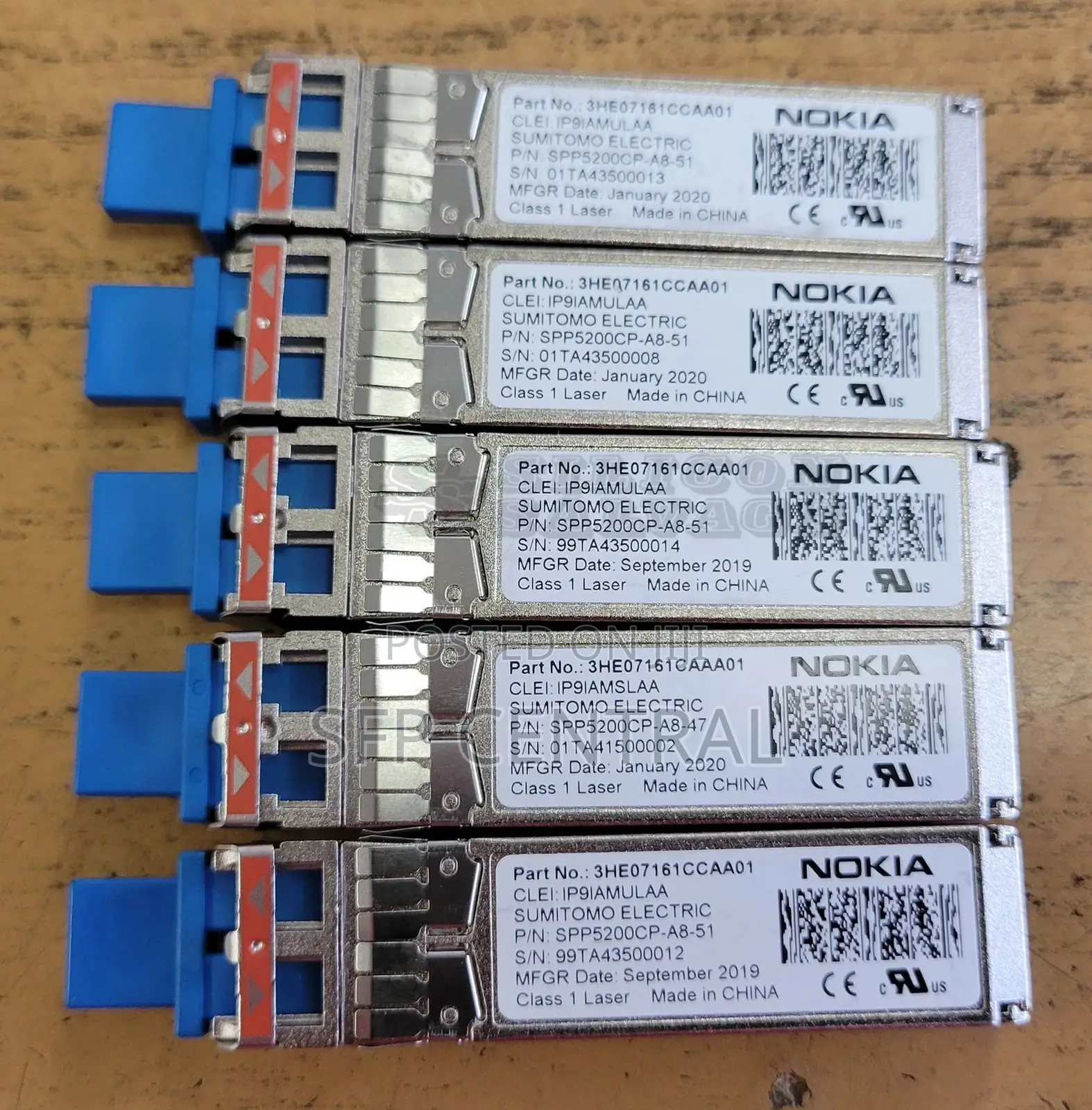 Nokia Sfp+ CWDM 10gb 1571nm 40km Huawei/Dlink Etc