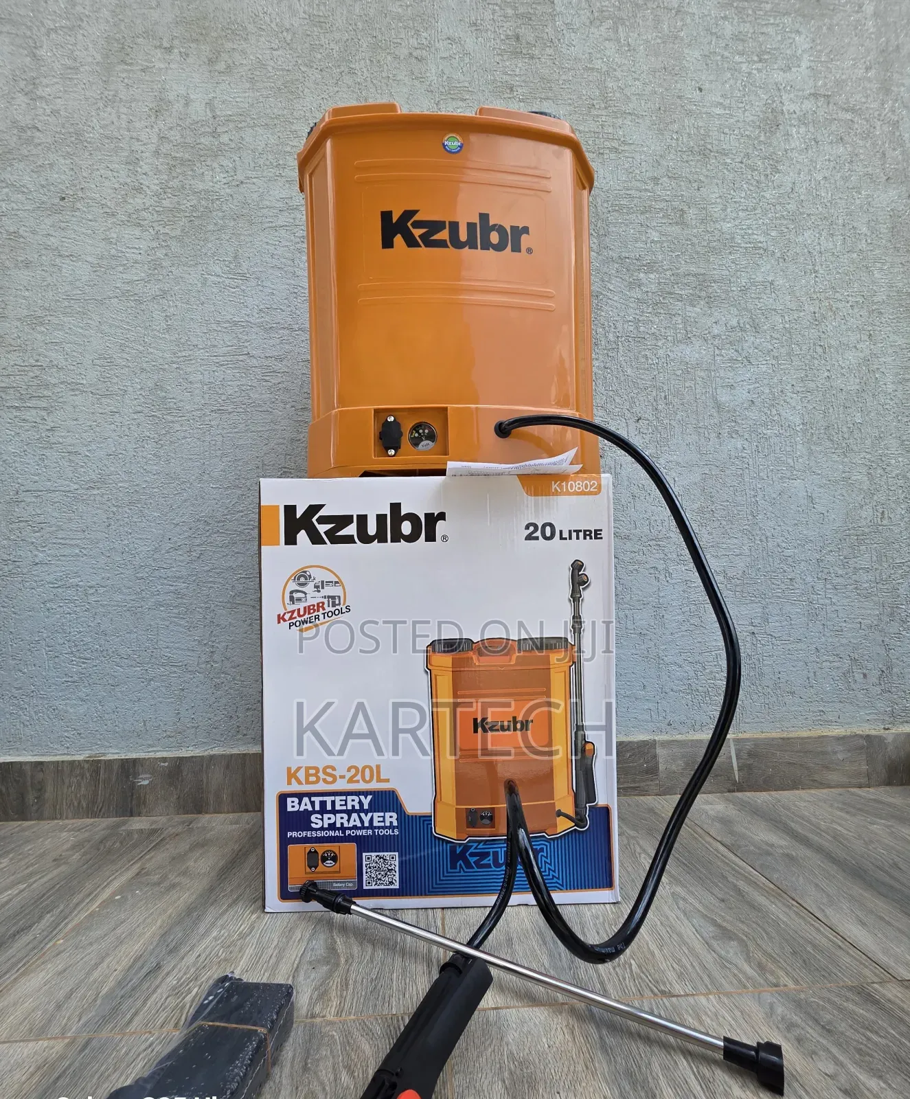 Kzubr KBS-20l 20 Litre Electric Backpack Sprayer – Powerful Durable