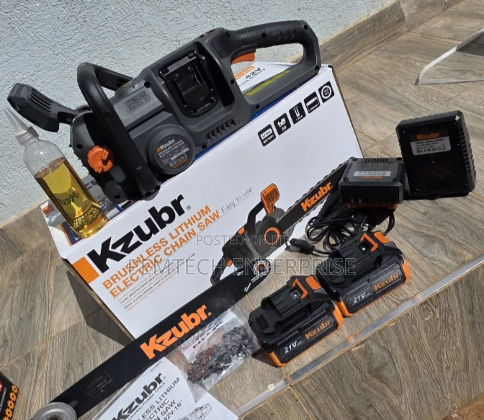 Kzubr Kblecs-42v-16 Brushless Lithium Electric Chain Saw.