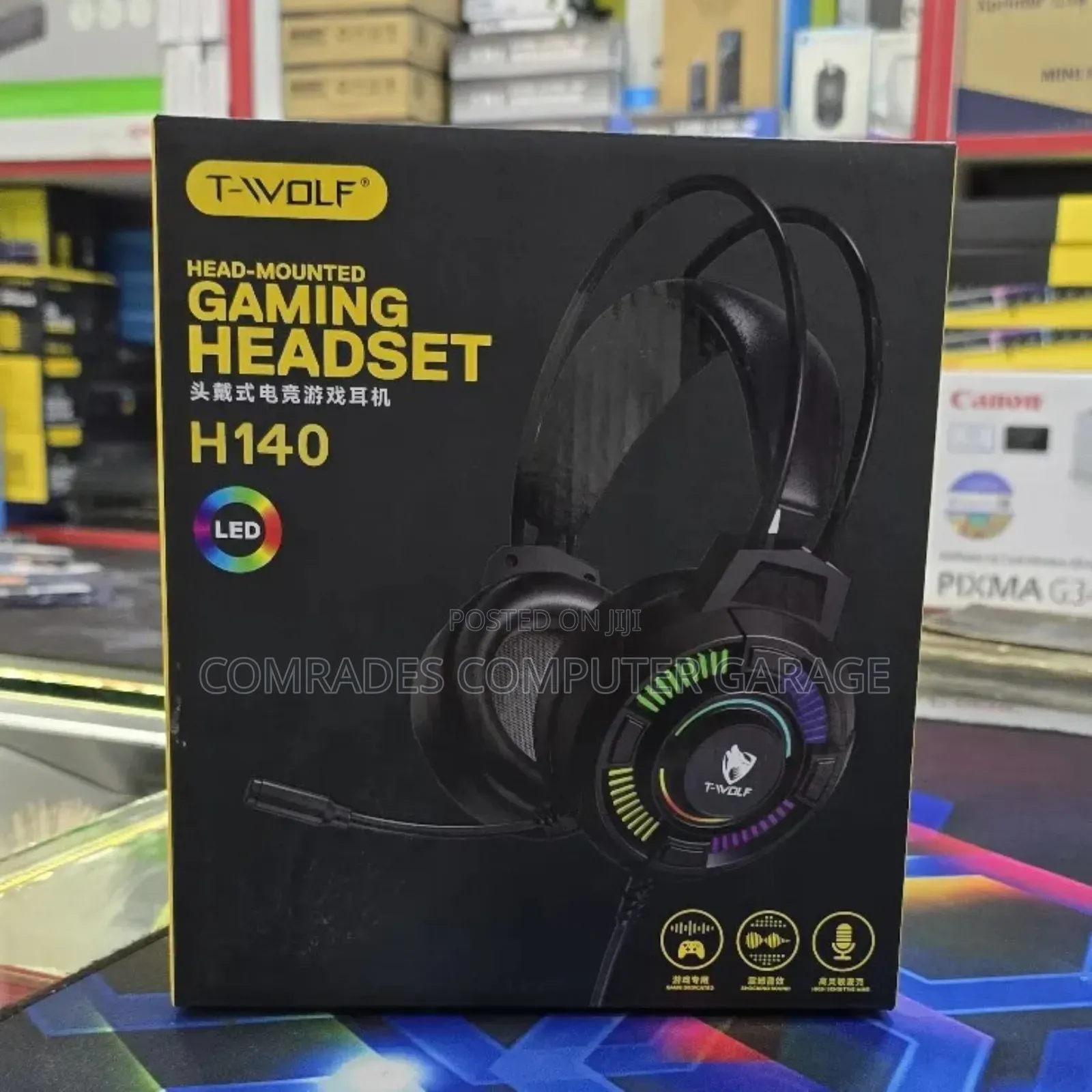 Gaming Headphones With RGB Lights