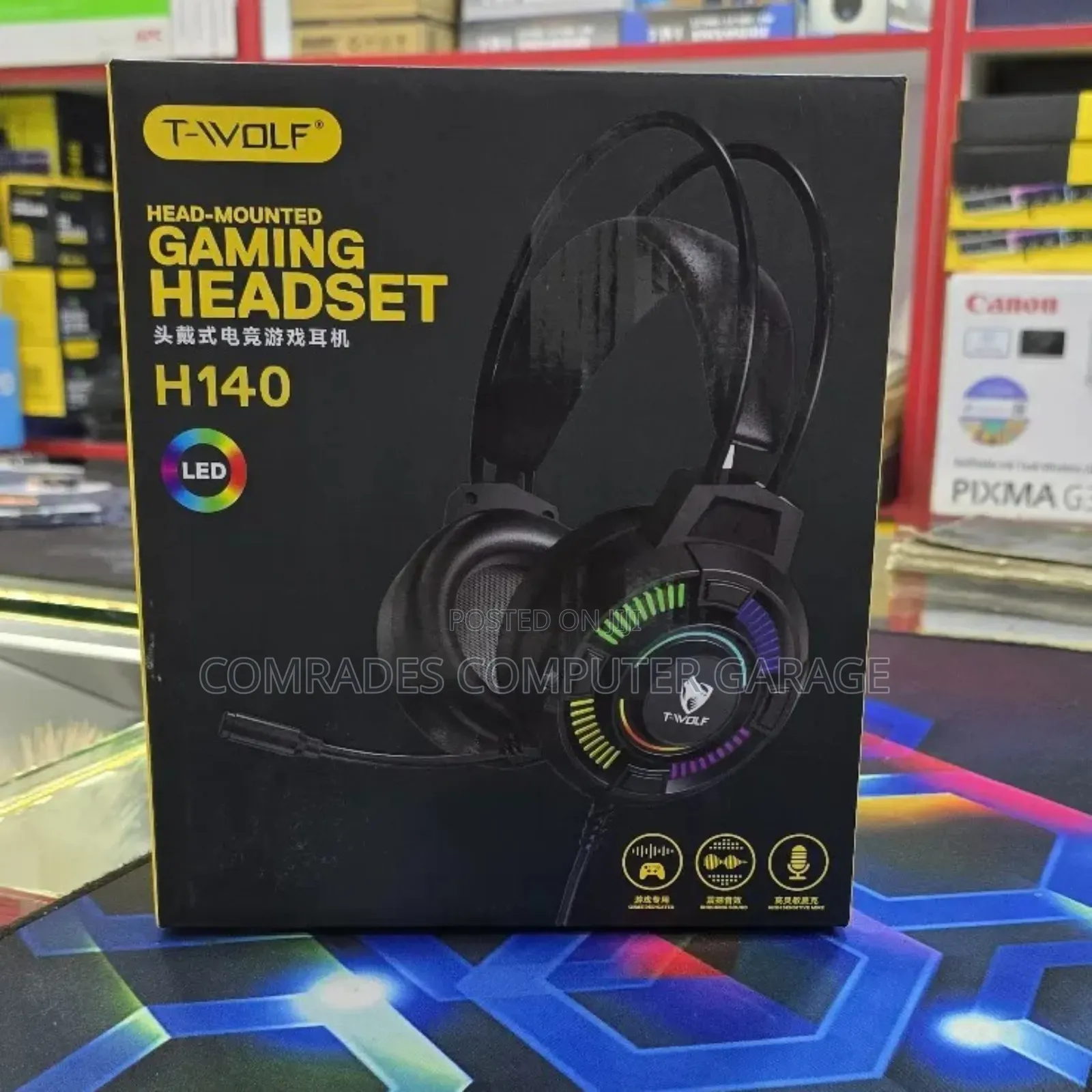 Gaming Headphones With RGB Lights