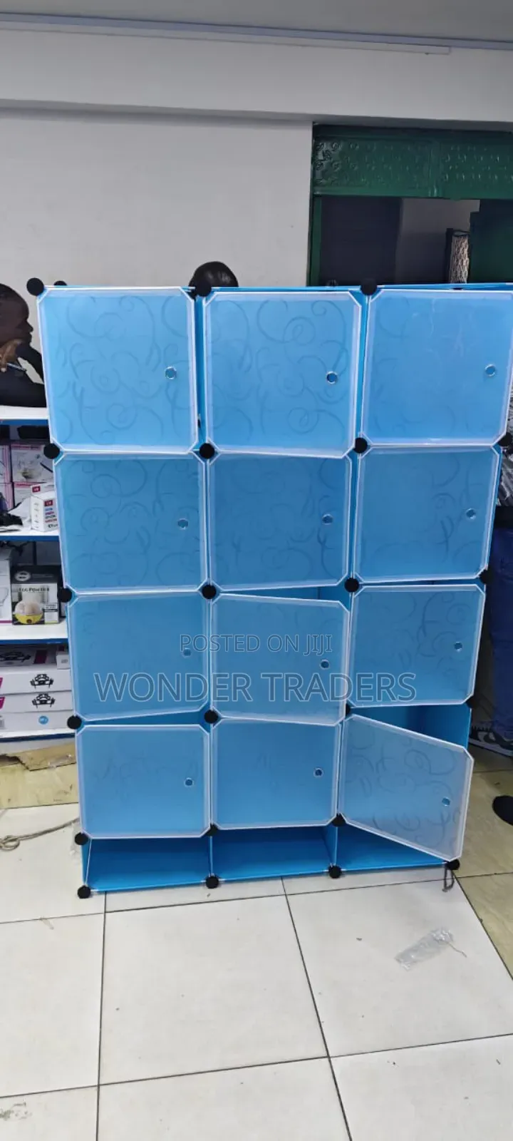 Plastic Wardrobe 3 Colomn