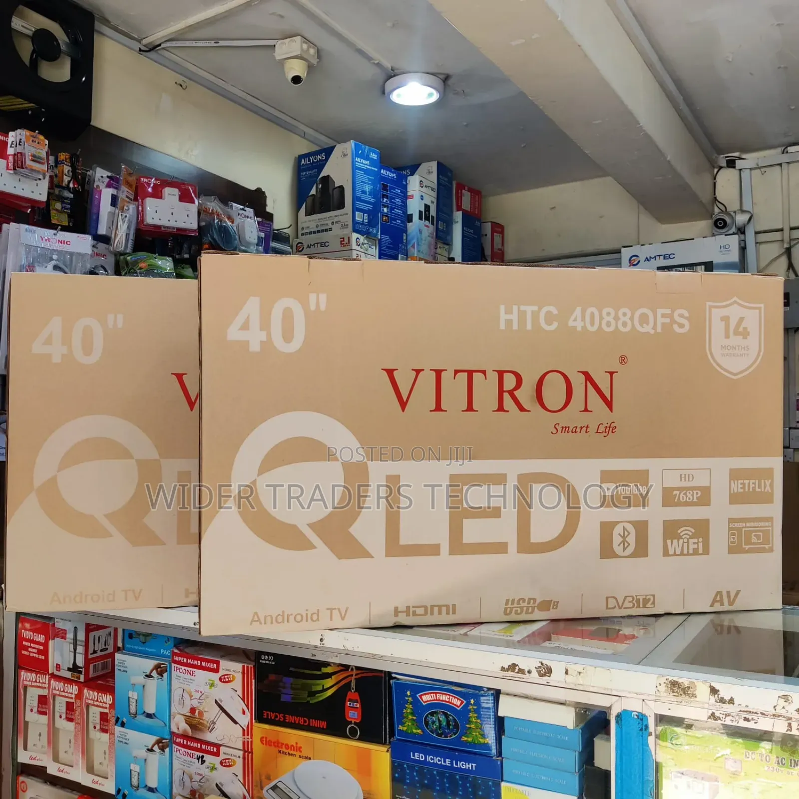 *Vitron 40" Smart Android Bt Qled