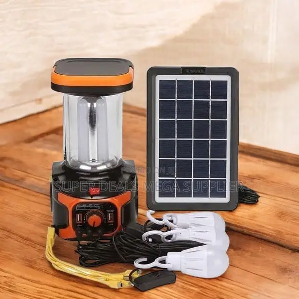 Dat-at 9016b Solar Kit With Mp3 Player, Fm Radio and Led Lamps