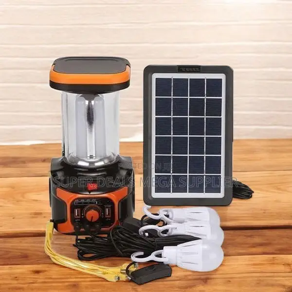 Dat at 9016b Solar Power Lighting System With Fm Radio and Usb