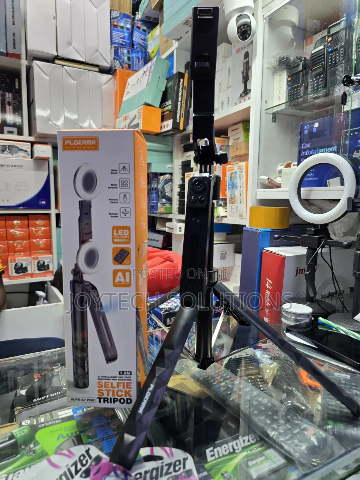 Ai Selfie Stick Tripod Stand With Lightings [ 1.8 Meters Tall ]