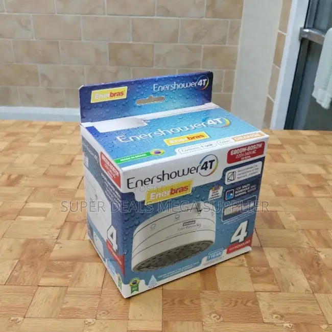 Enerbras Enershower 4t Soft Fresh Water Compatible Instant Shower Head