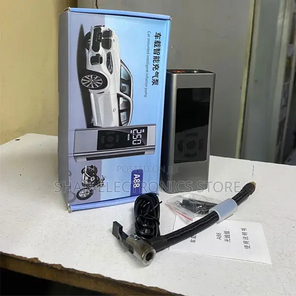 Wireless A88 Digital Tyre Inflator Portable Design Pressure Pump