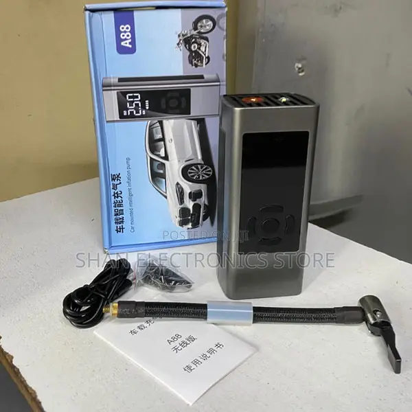 C-Type Charging Port A88 Digital Tyre Inflator 150psi Portable
