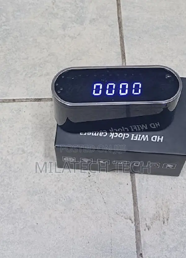 Alarm Clock Camera Table Wifi Spy Hidden
