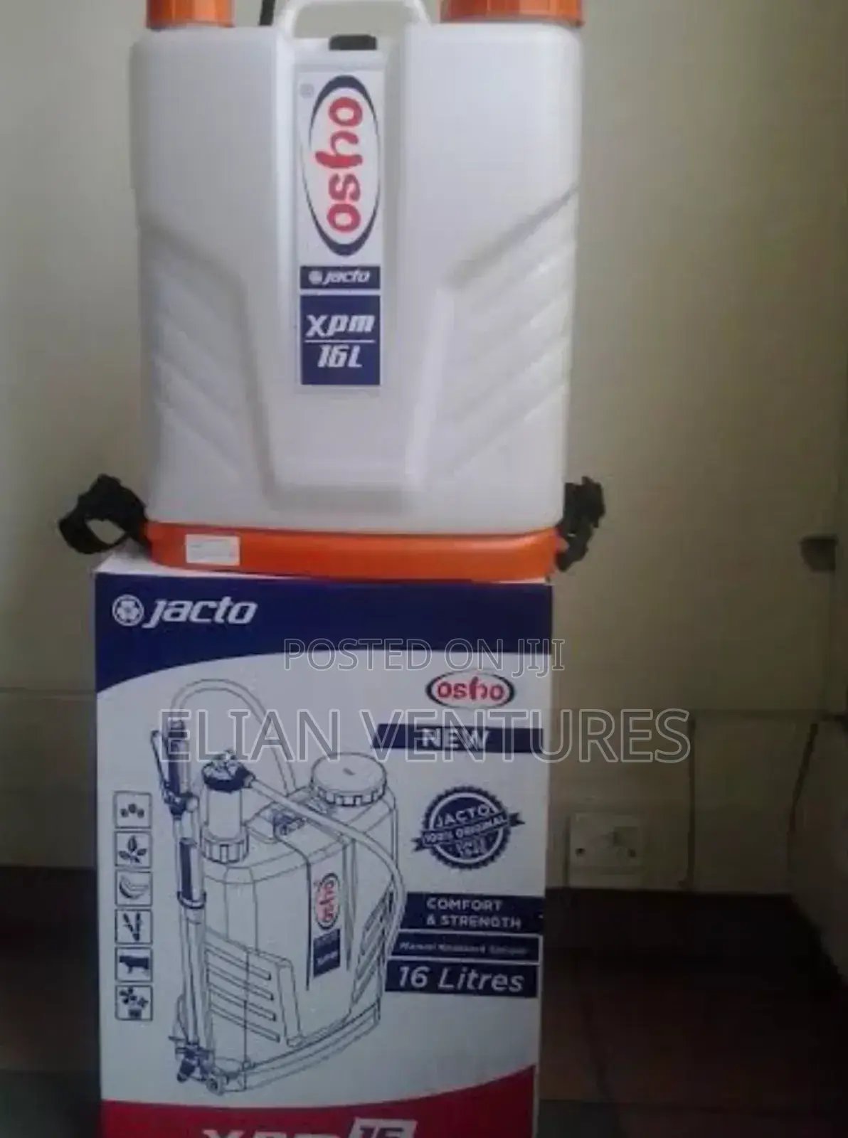 Newly Arrived 16 Litres Jacto Knapsack Sprayer
