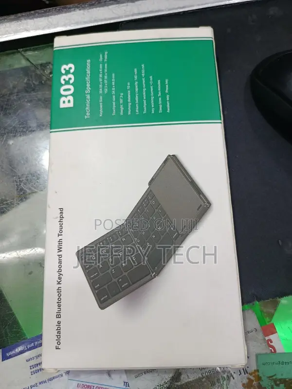 Foldable Bluetooth Keyboard With Touchpad