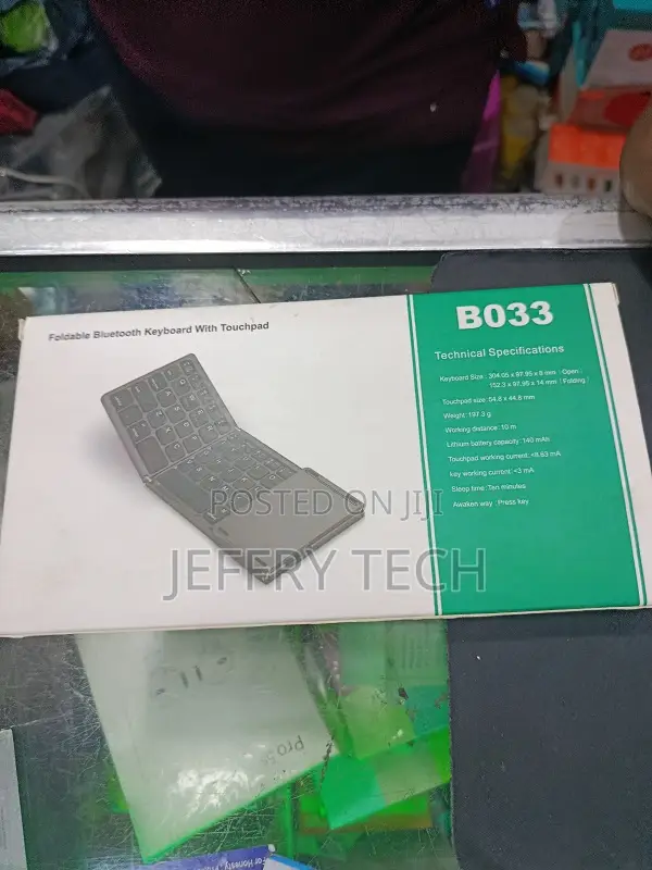 Foldable Bluetooth Keyboard With Touchpad