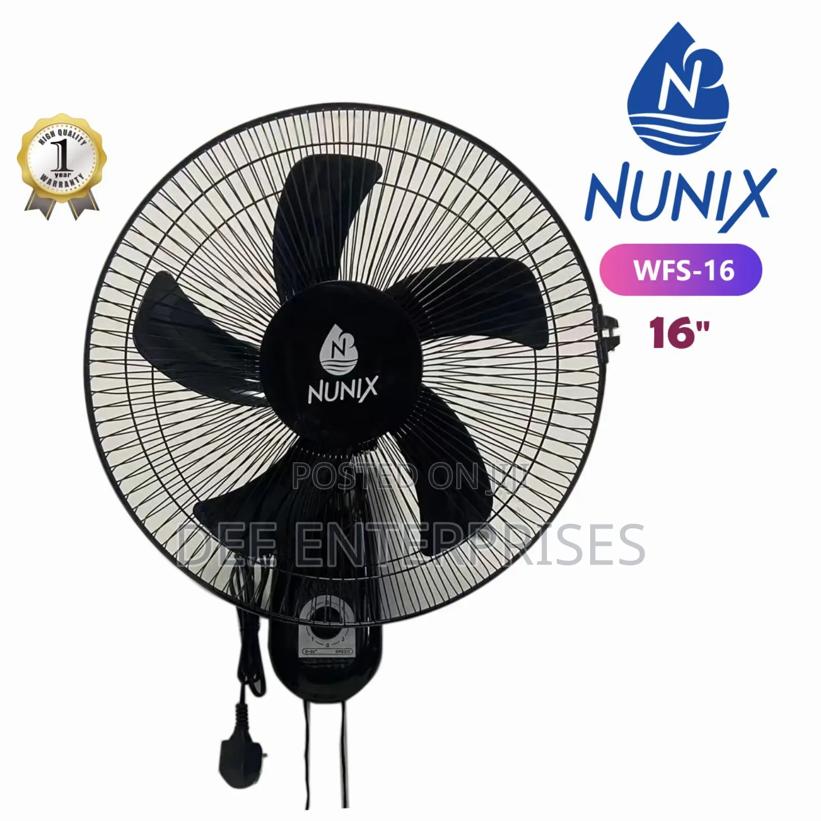 16 Inches Nunix Wall Fan