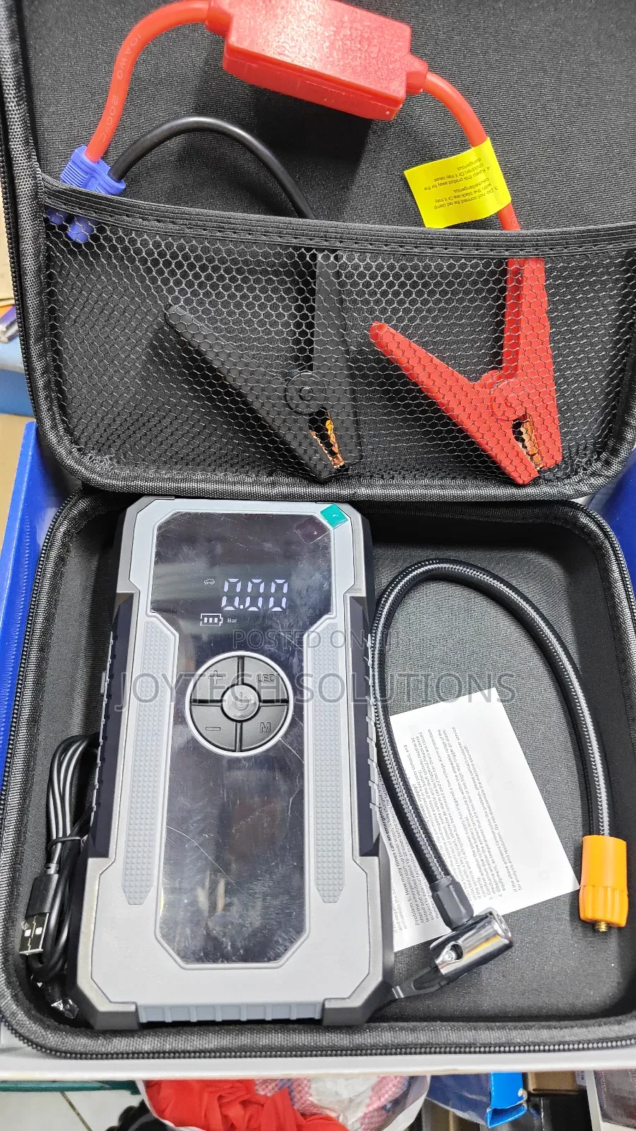 Battery Jumpstart 3 in 1 With Inflator , Power Backup