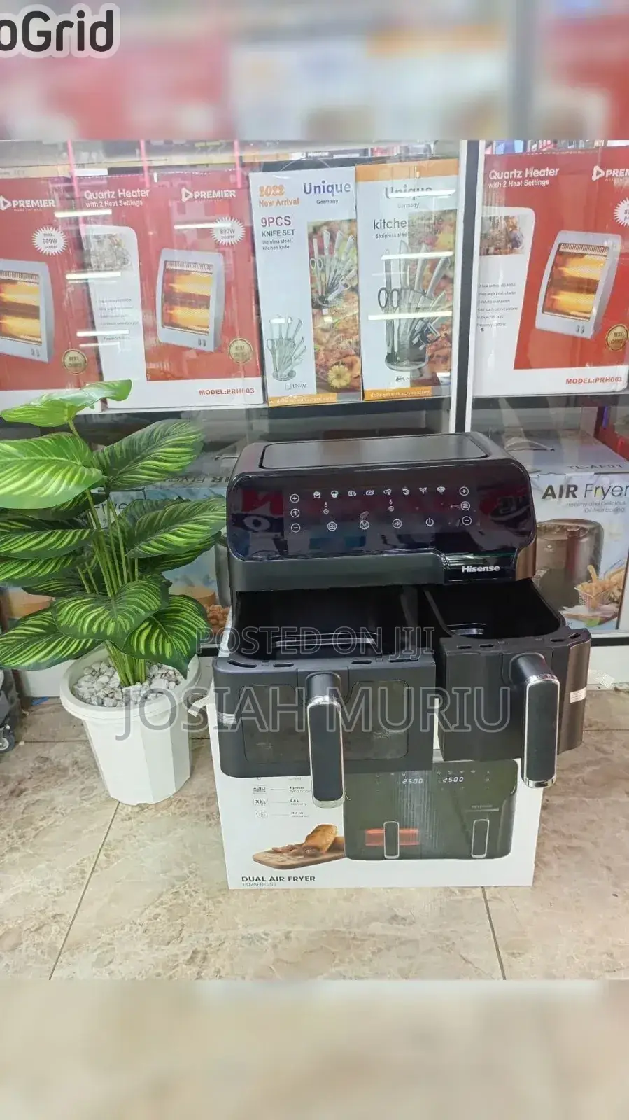 Hisense 8.6l Dual Airfryer (Model H09afbk2s5).