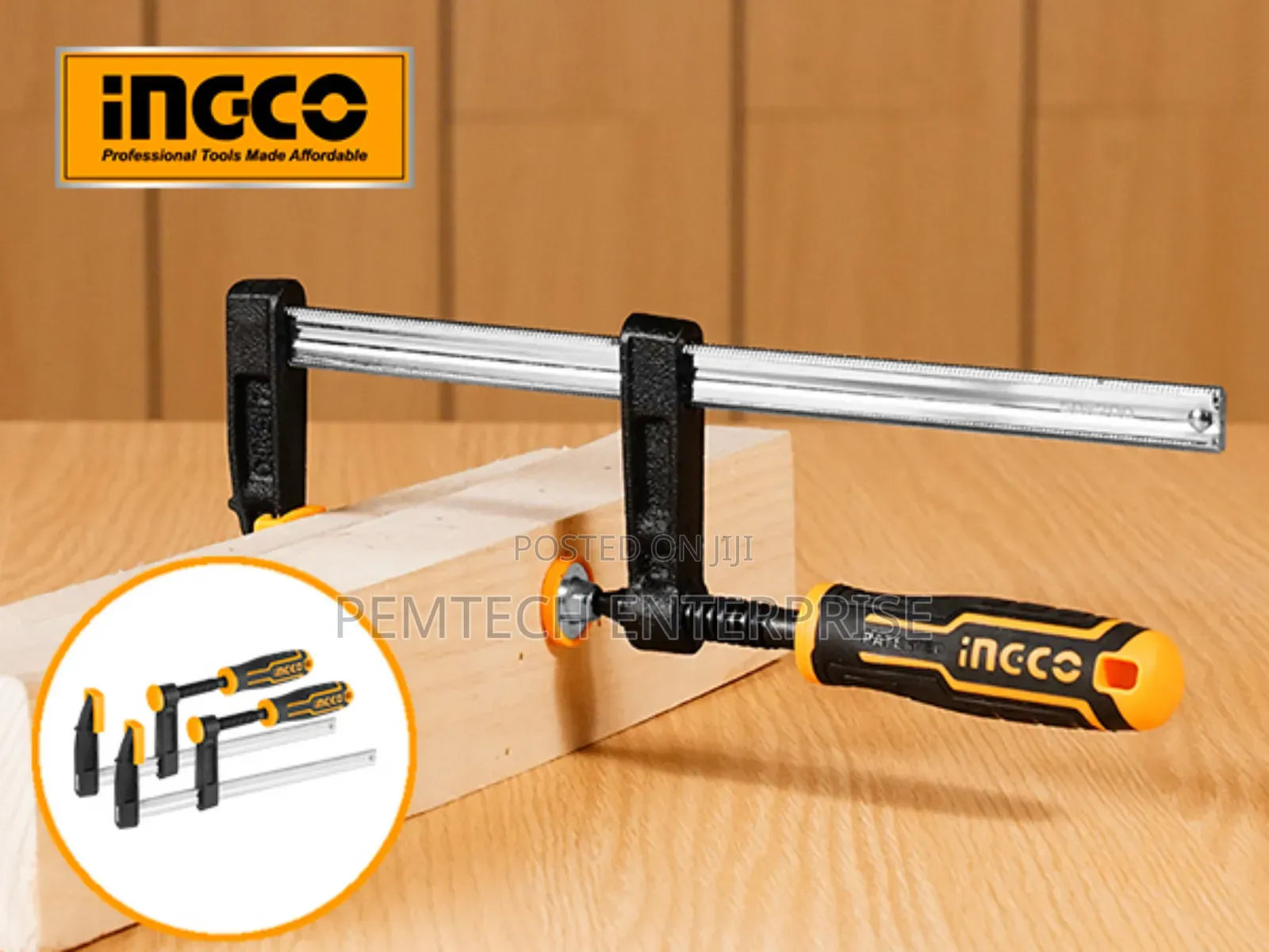 Ingco F-Clamp (50x200mm).