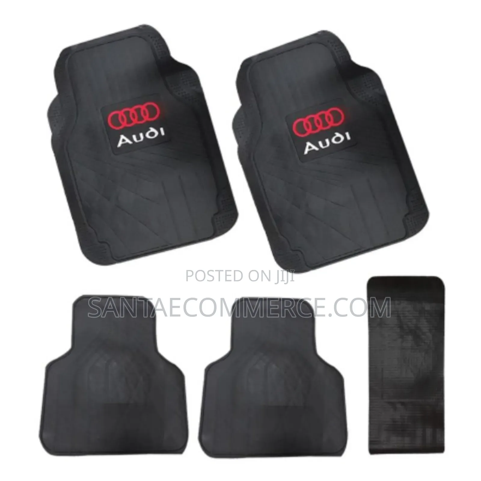 Universal 5 Seater Audi Branded Rubber Car Floor Mats