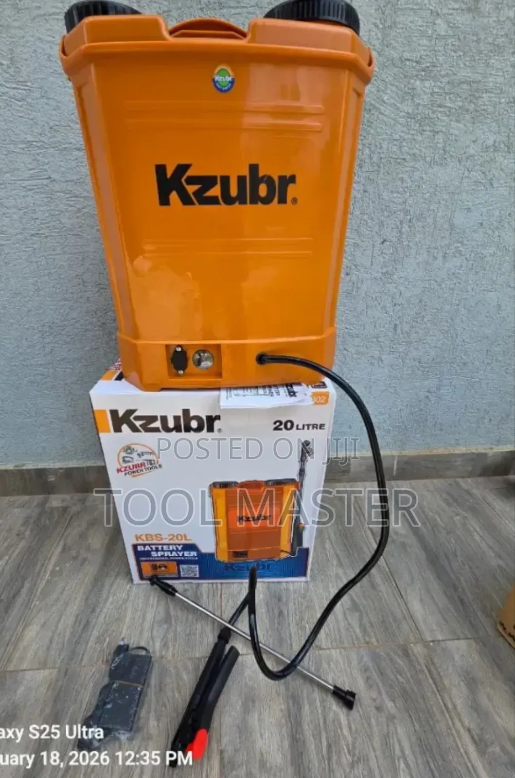 Kzubr Cordless Knapsack Sprayer/Rechargeable Automatic Knapsacksprayer
