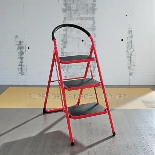 Foldable Aluminum Compact Design Home Use 3 Step Ladder Stepladder