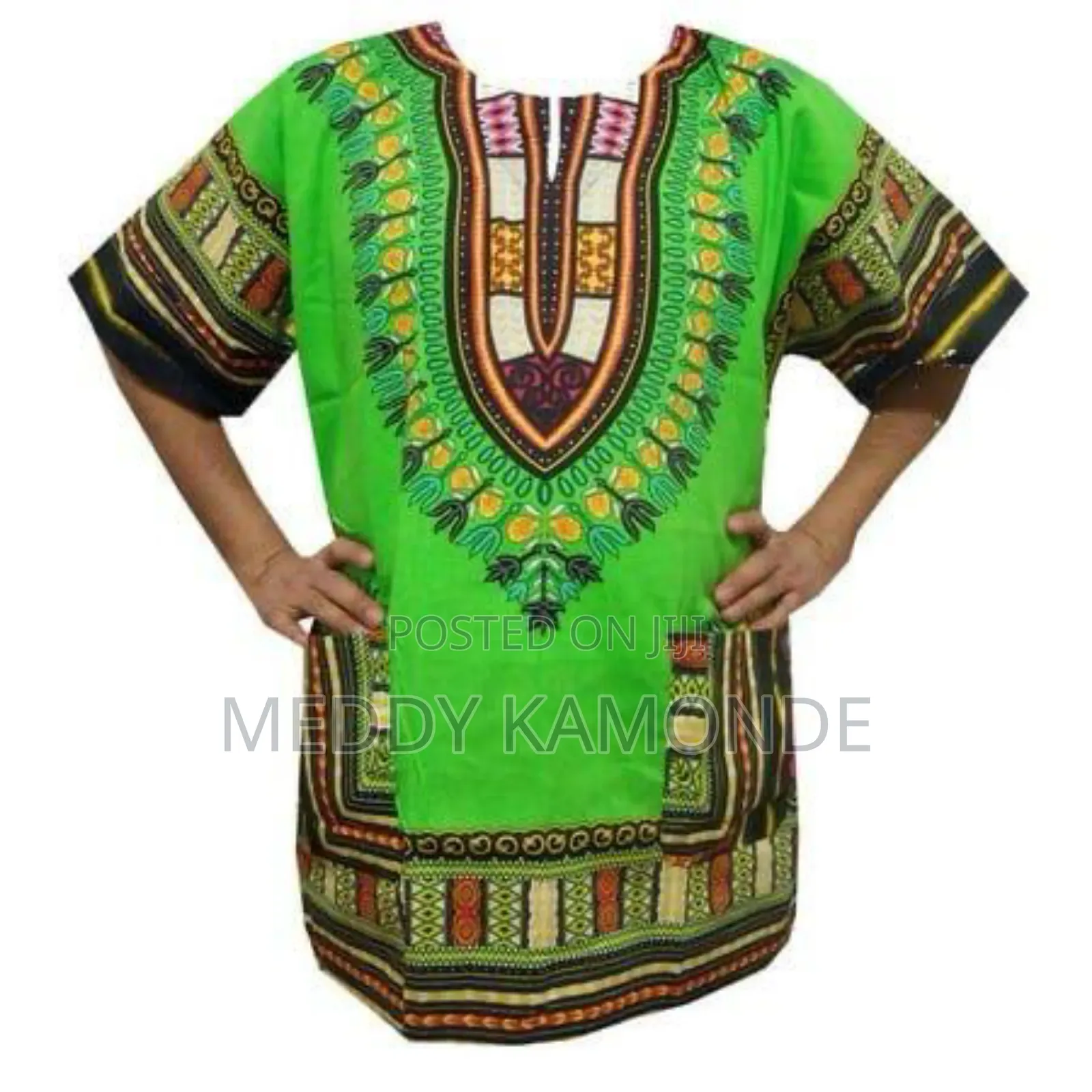 Unisex Pink/Brown African Shirts