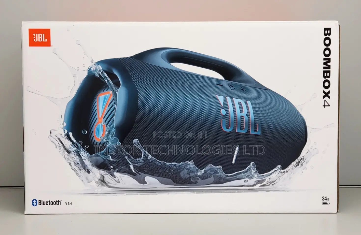JBL Boombox 4 Bluetooth Portable Ip68 Waterproof Speaker