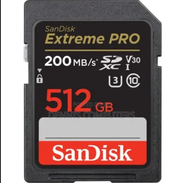 Sandisk 512gb Extreme Pro 200mbs Micro Sd With Adaptor