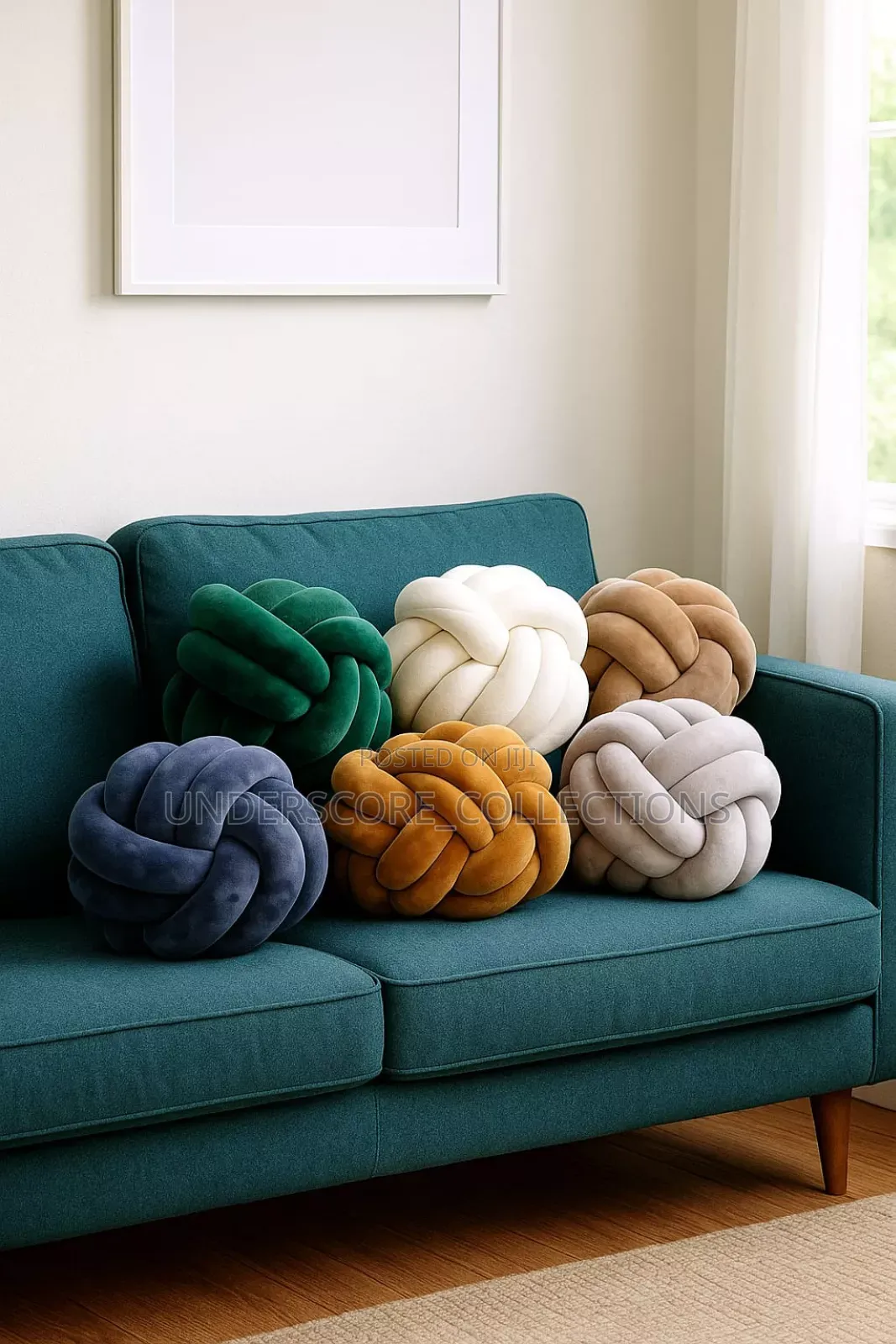 Assorted Colours Knot Pillows