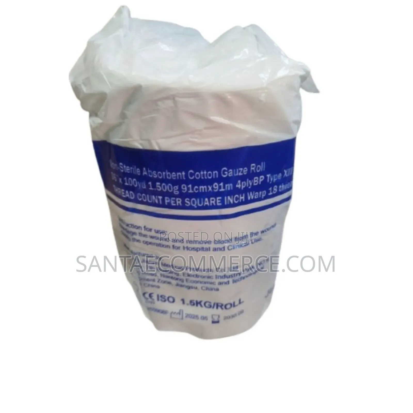 Absorbent Cotton Gauze.