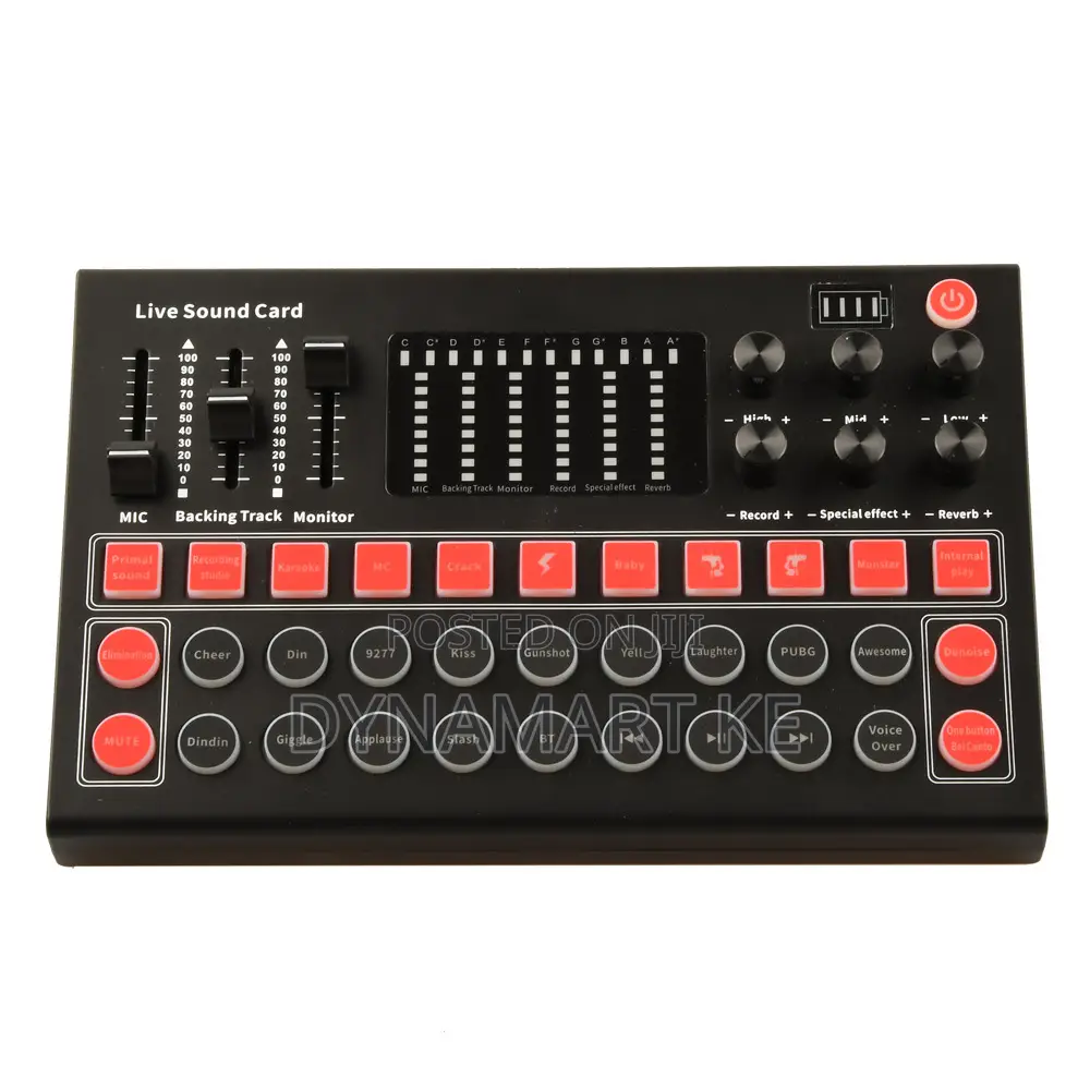 M9 Professional Live Sound Card – Bluetooth, Voice Effects, Auto-Tune