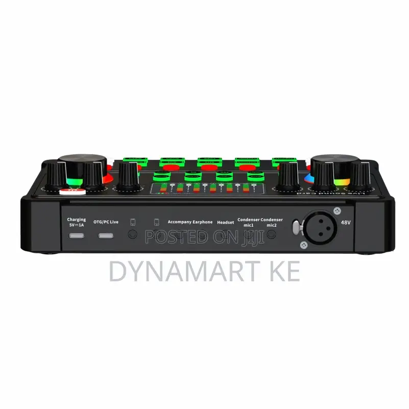 M3 Live Sound Card Bluetooth Mixer With Voice Effects, Noise Reduction