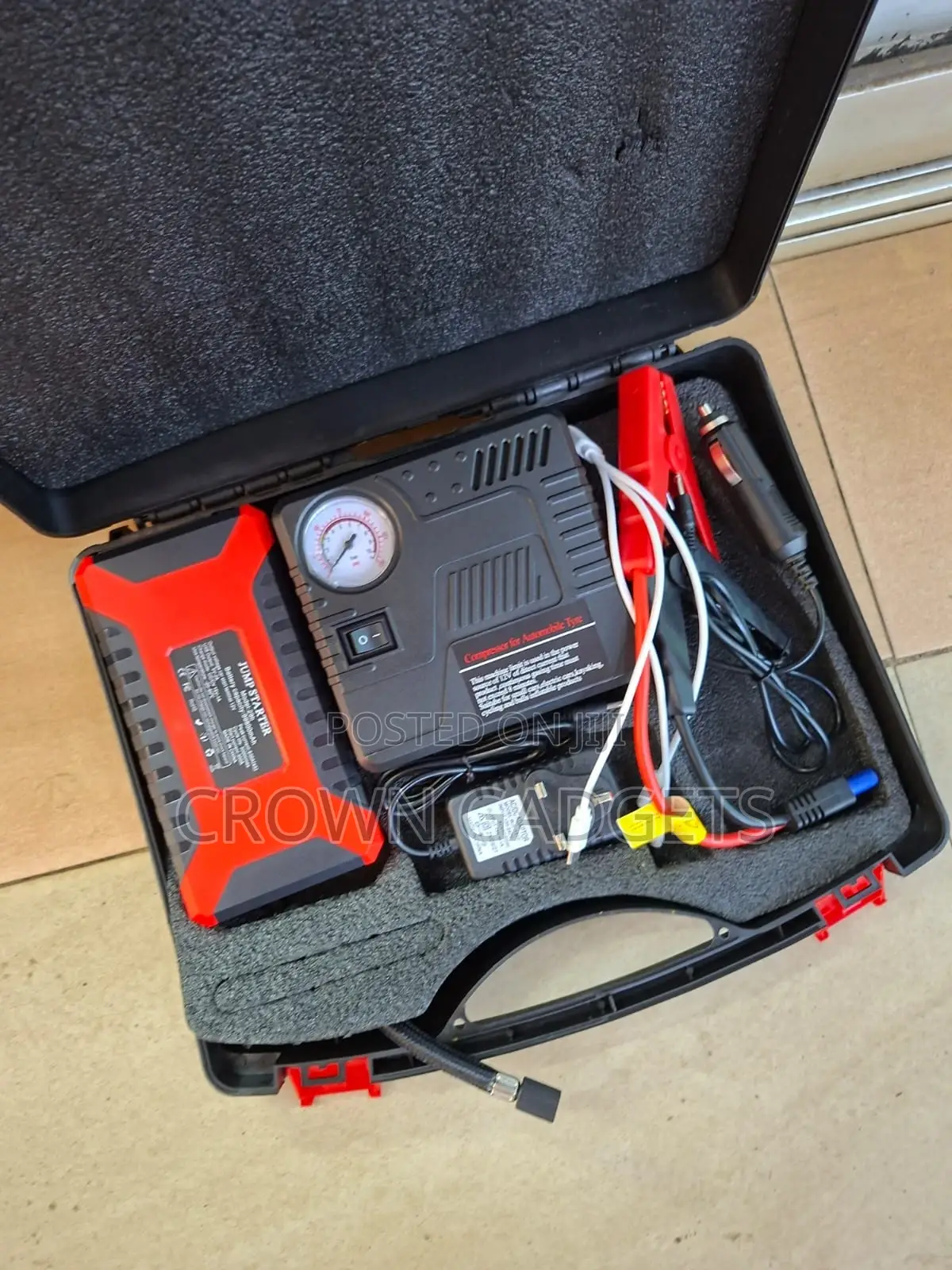 High Power Car Jump Starter Kit Multi-Function Emergency Power Bank