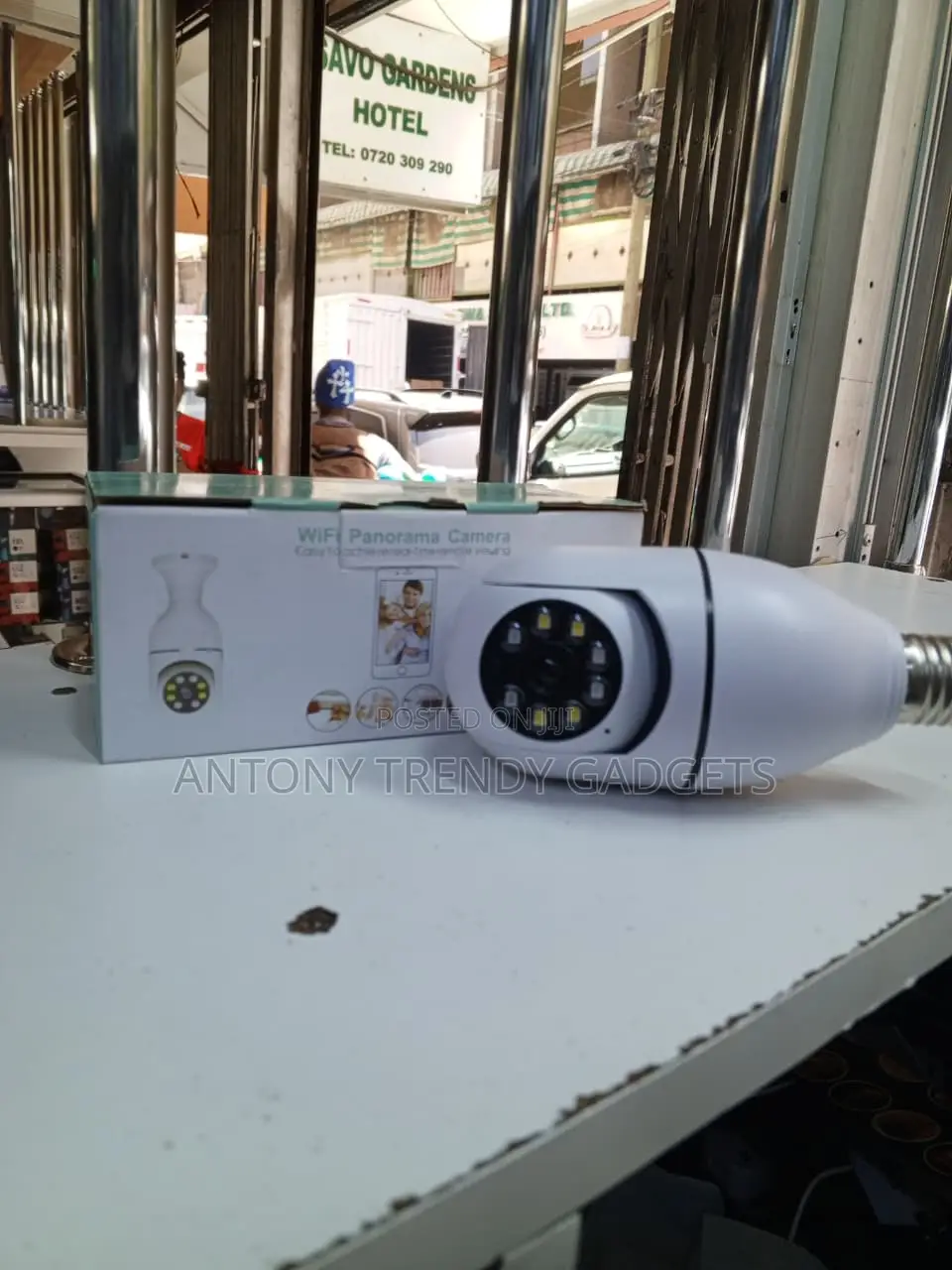 E27 Smart Bulb Wifi Camera With Night Vision & Audio
