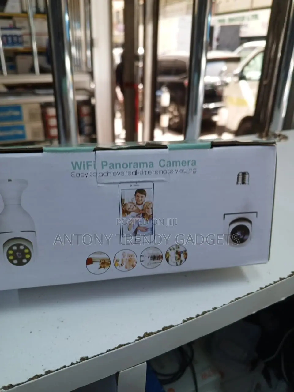 E27 Smart Bulb Wifi Camera With Night Vision & Audio