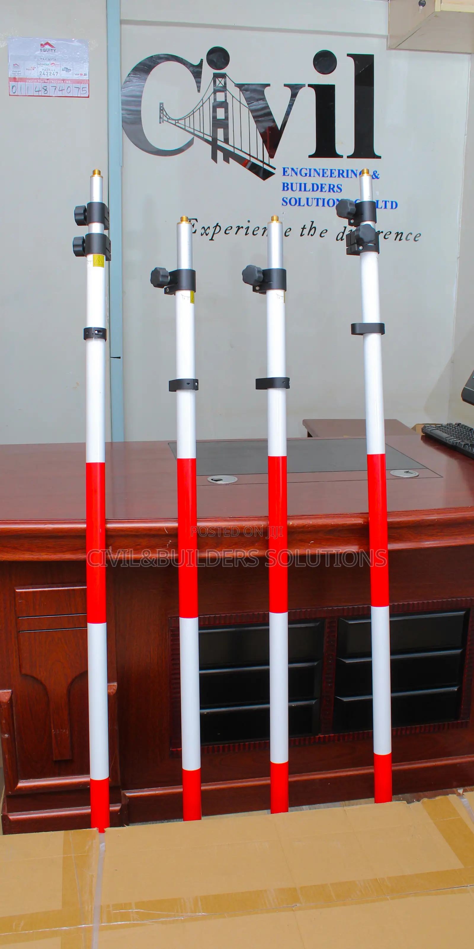 Worksite Prism Pole